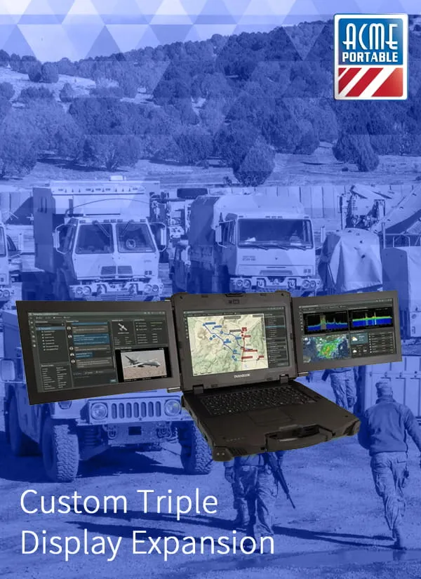 Custom Triple Display Expansion for Rugged Laptop thumbnail